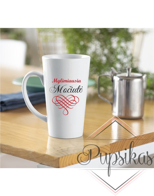 Latte puodelis „Mylimiausia močiutė“ (450ml)