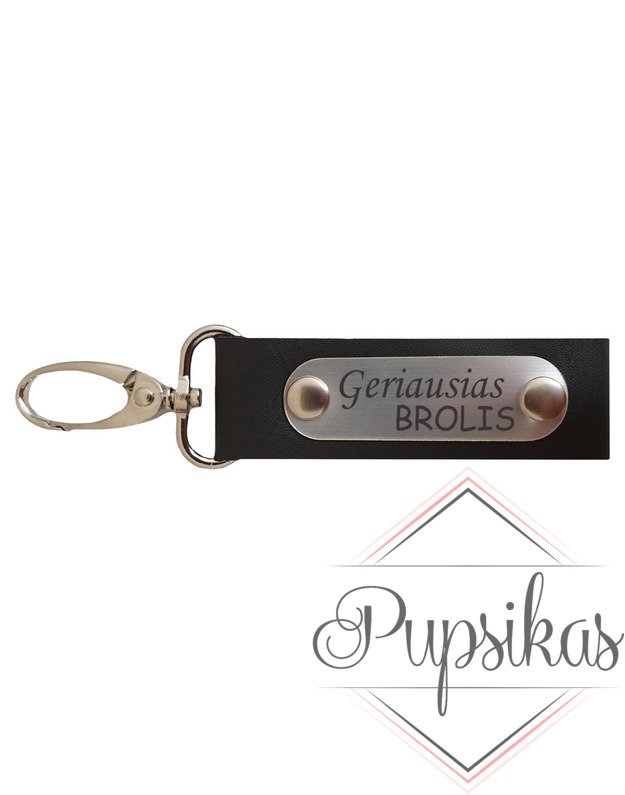 Odinis raktų pakabukas „Geriausias BROLIS“