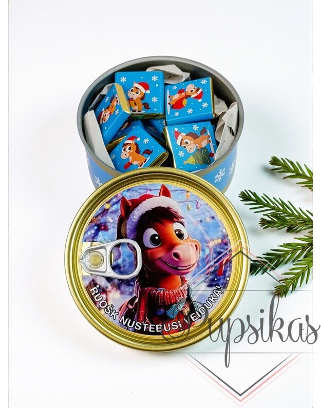 Dovana konservų skardinėje „Ruošk nustebusį veiduką“