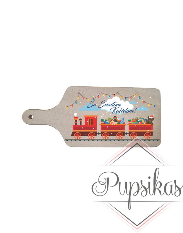 Pjaustymo lentelė su spauda „Su Šv.Kalėdom“