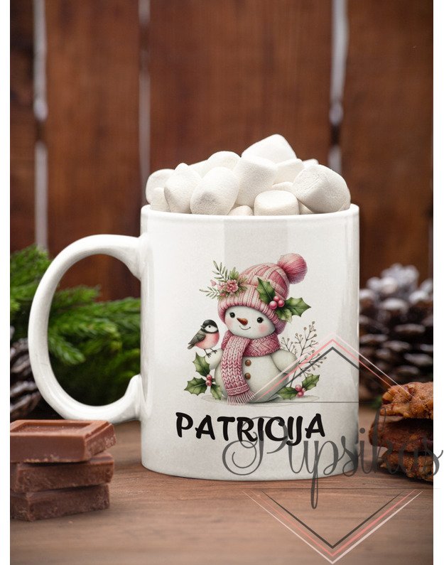 Standartinis puodelis su besmegeniu (Su jūsų norimu vardu)