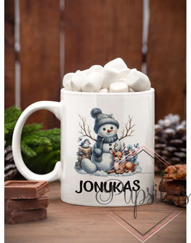 Standartinis puodelis su besmegeniu (Su jūsų norimu vardu) 1