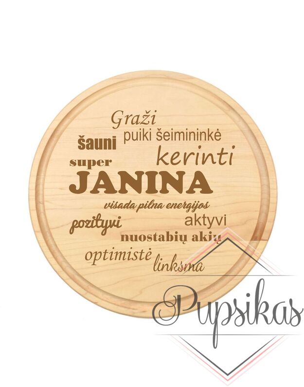 APVALI PJAUSTYMO LENTELĖ „JANINA“