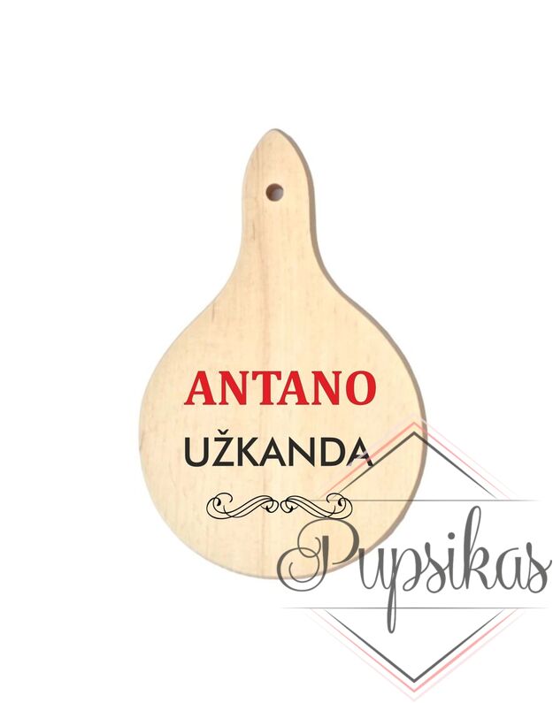 MINI PJAUSTYMO LENTELĖ „ANTANO UŽKANDA“