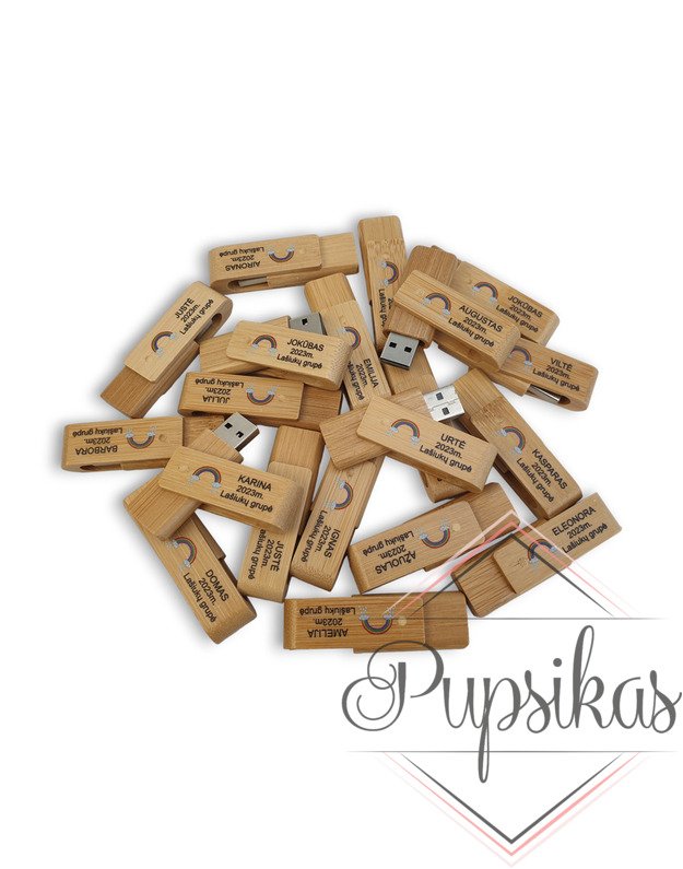 Medinis USB atmintukas (Su jūsų logo) 1