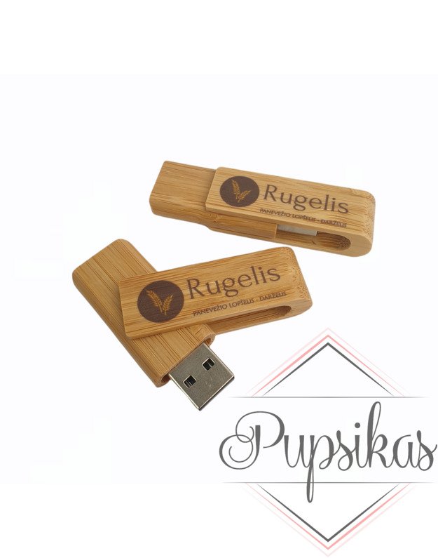 Medinis USB atmintukas (Su jūsų logo)