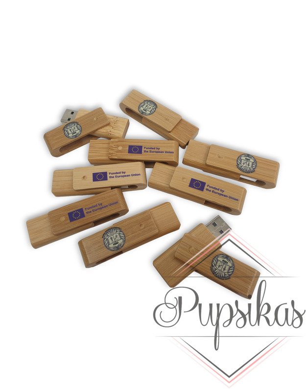 Medinis USB atmintukas (Su jūsų logo) 2