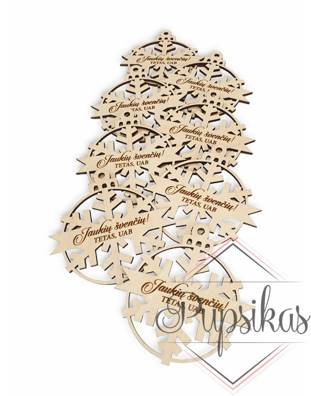 Kalėdinis žaisliukas (Su jūsų įmonės logotipu) 7