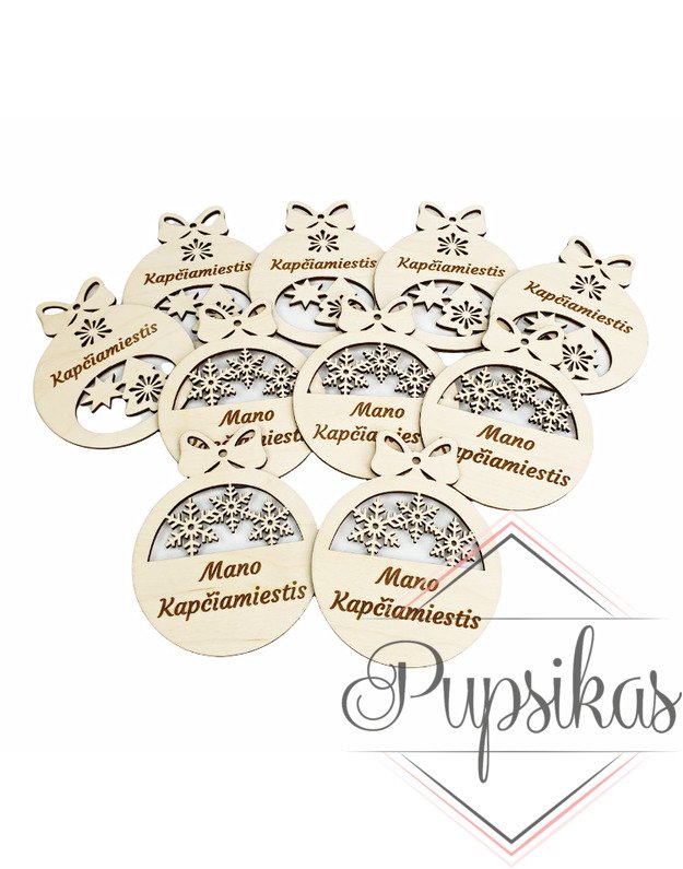 Kalėdinis žaisliukas (Su jūsų įmonės logotipu) 6