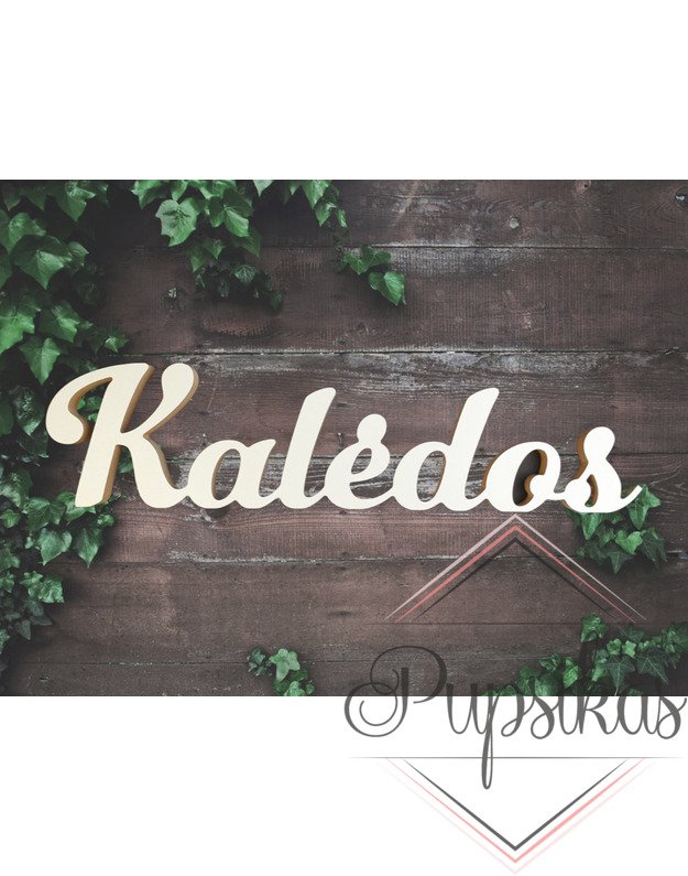 Pastatomas žodis „Kalėdos“