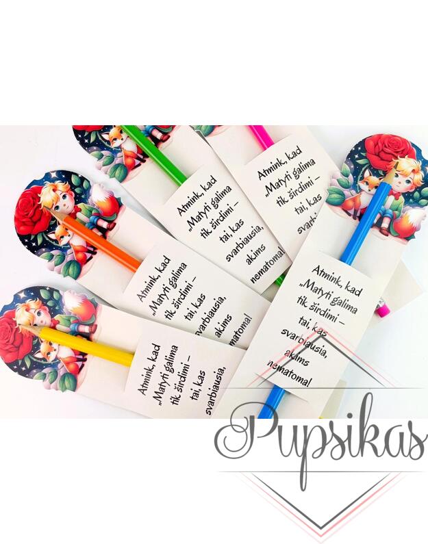 Pieštukas dėkliuke „Mažasis princas“