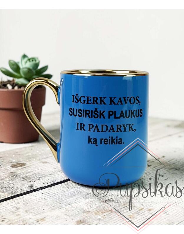 Puodelis „Išgerk kavos“ (330ml)