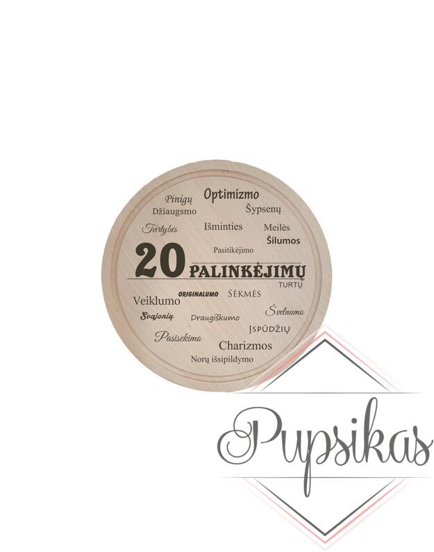 APVALI PJAUSTYMO LENTELĖ „20 PALINKĖJIMŲ“