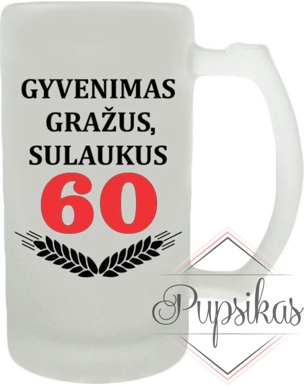 BOKALAS „GYVENIMAS GRAŽUS SULAUKUS 60“