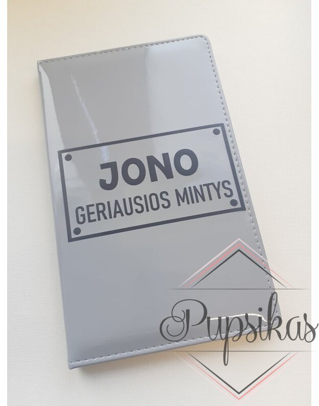 Užrašų knygutė „Jono geriausios mintys“