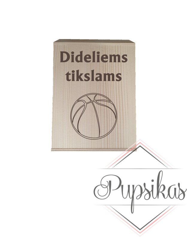 Medinė taupyklė „DIDELIEMS tikslams“