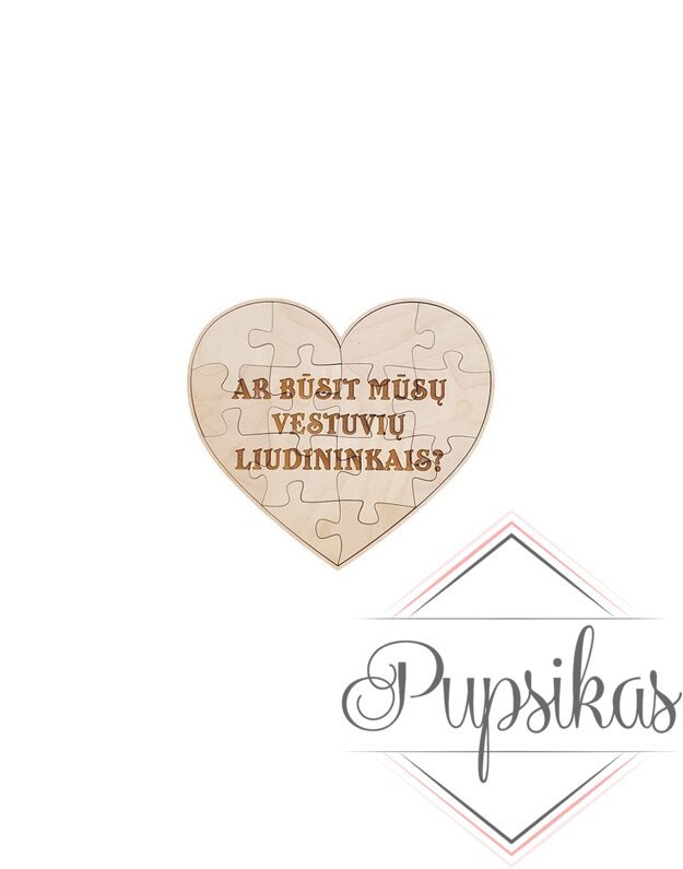 Dėlionė „Ar būsit mūsų vestuvių liudininkais?“