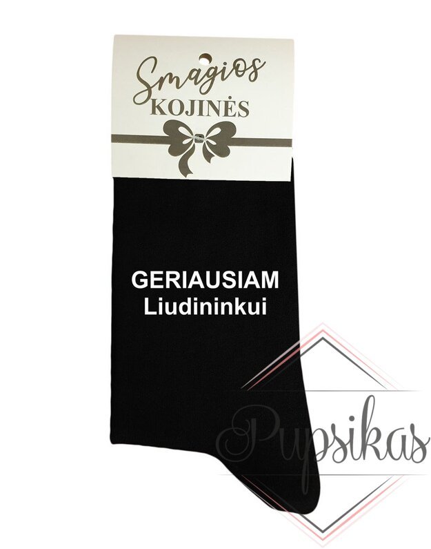 Vyriškos kojinės „GERIAUSIAM Liudininkui“