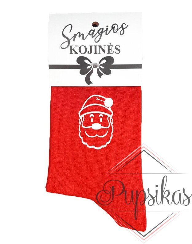 Moteriškos kojinės „Kalėdų senelis“