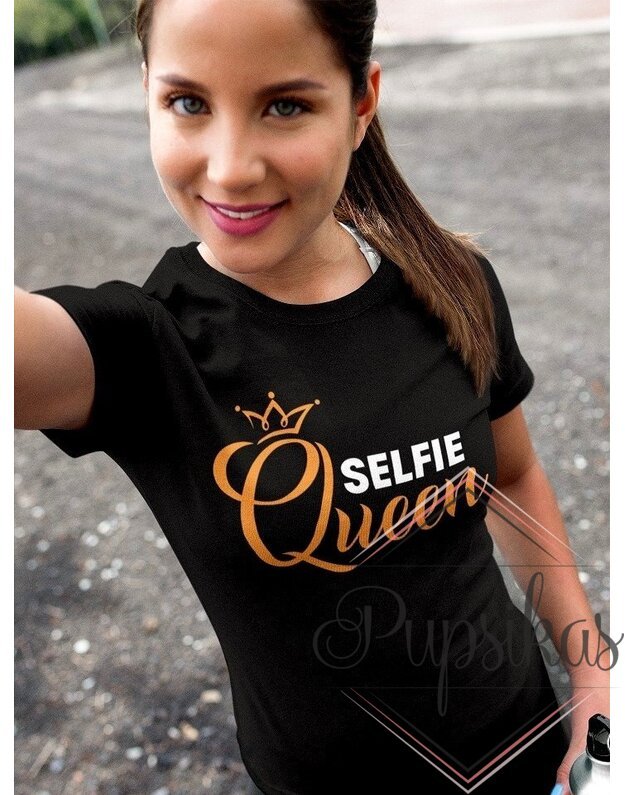 MOTERIŠKI MARŠKINĖLIAI „SELFIE QUEEN“