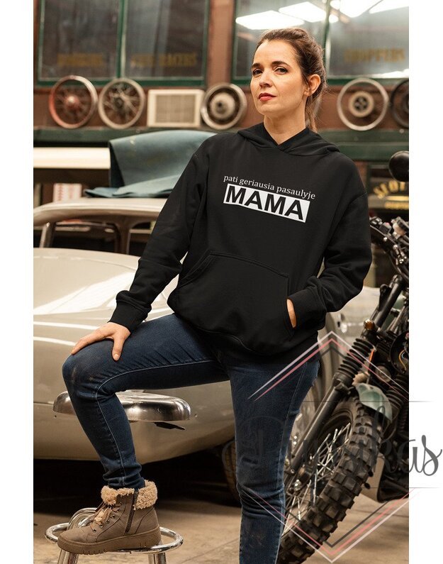 Moteriškas džemperis „pati geriausia pasaulyje MAMA“