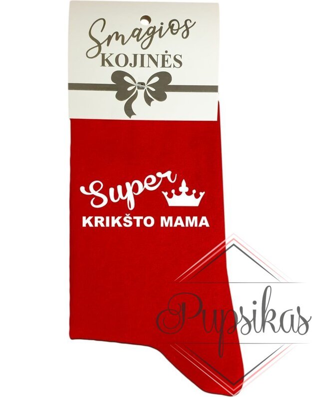 MOTERIŠKOS KOJINĖS „SUPER KRIKŠTO MAMA“