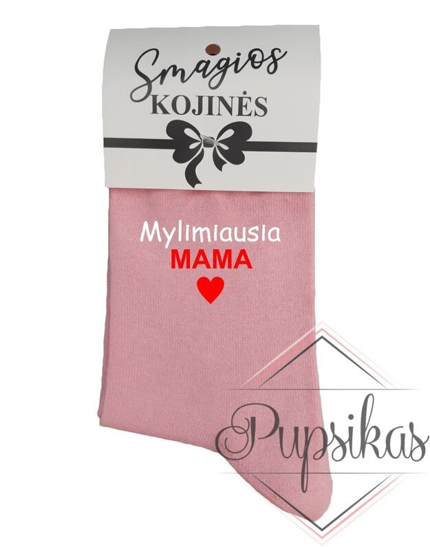 Moteriškos kojinės „MYLIMIAUSIA MAMA“