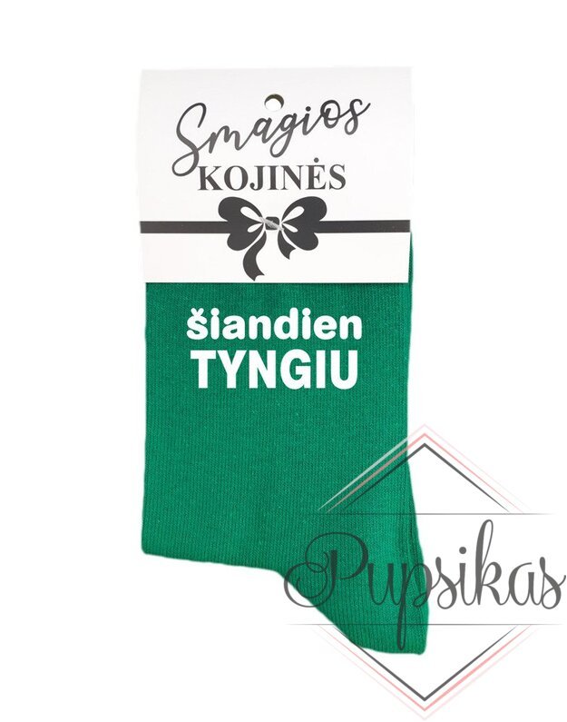 Moteriškos kojinės „šiandien tyngiu“