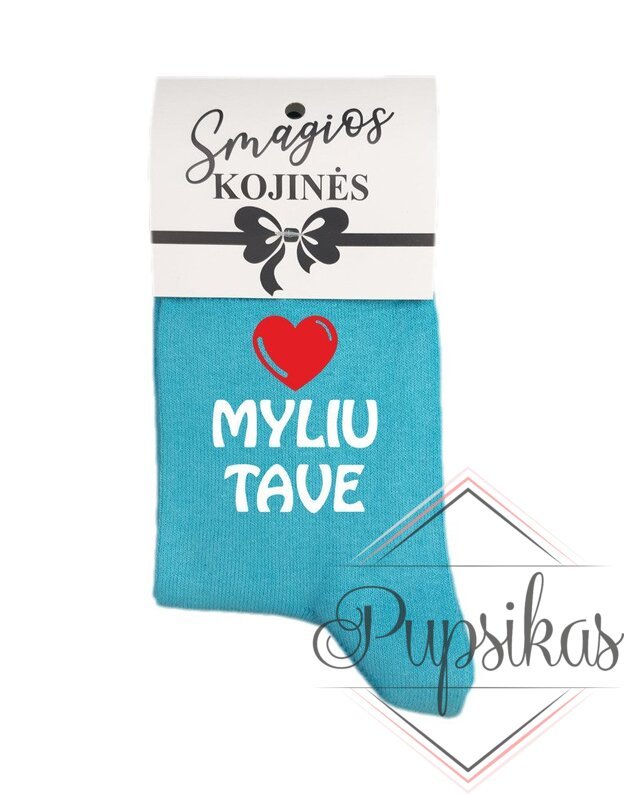 Moteriškos kojinės „Myliu tave“