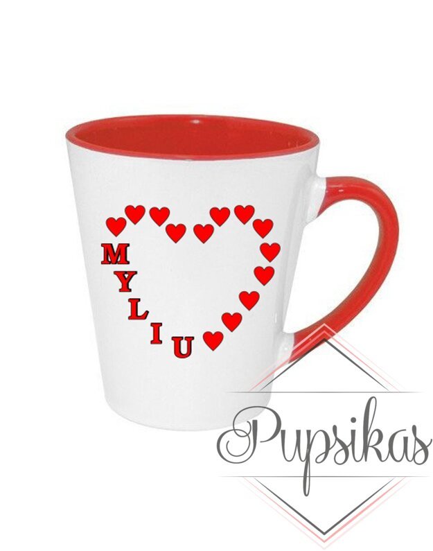 Latte puodelis „Myliu“