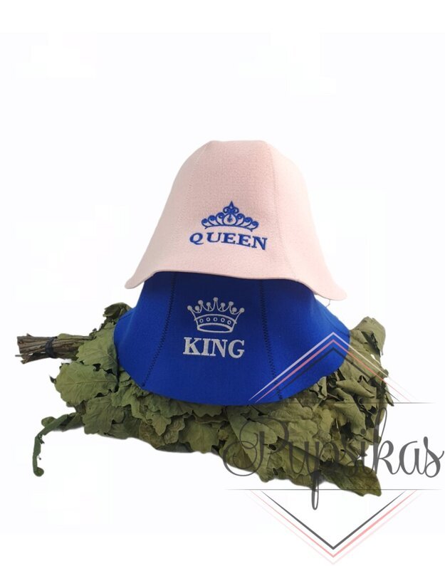Pirties kepurės „Queen, King“