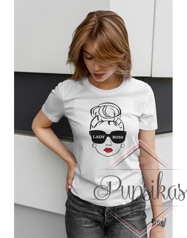 Moteriški marškinėliai „LADY BOSS“