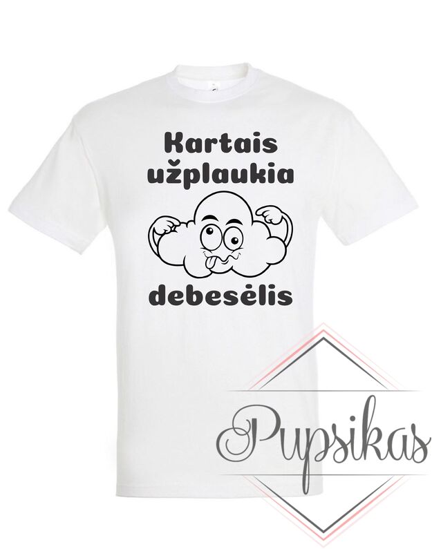 Moteriški marškinėliai "DEBESĖLIS"