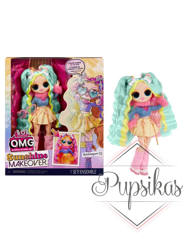 L.O.L. SURPRISE OMG SUNSHINE MAKEOVER stilinga lėlytė
