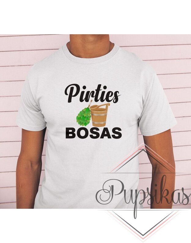 Vyriški marškinėliai „Pirties bosas“