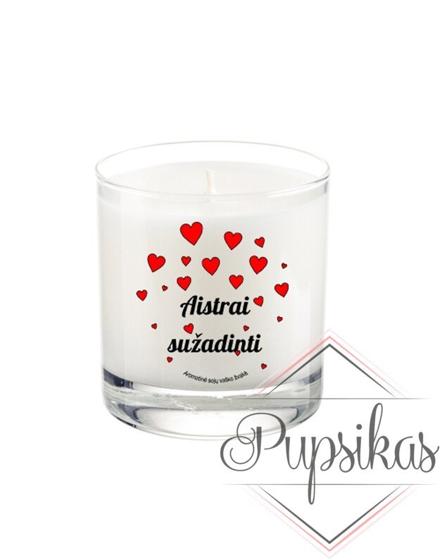Aromaterapinė sojų vaško žvakė „Aistrai sužadinti“