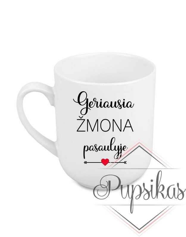 PUODELIS KAVAI „GERIAUSIA ŽMONA PASAULYJE“ (290ML)